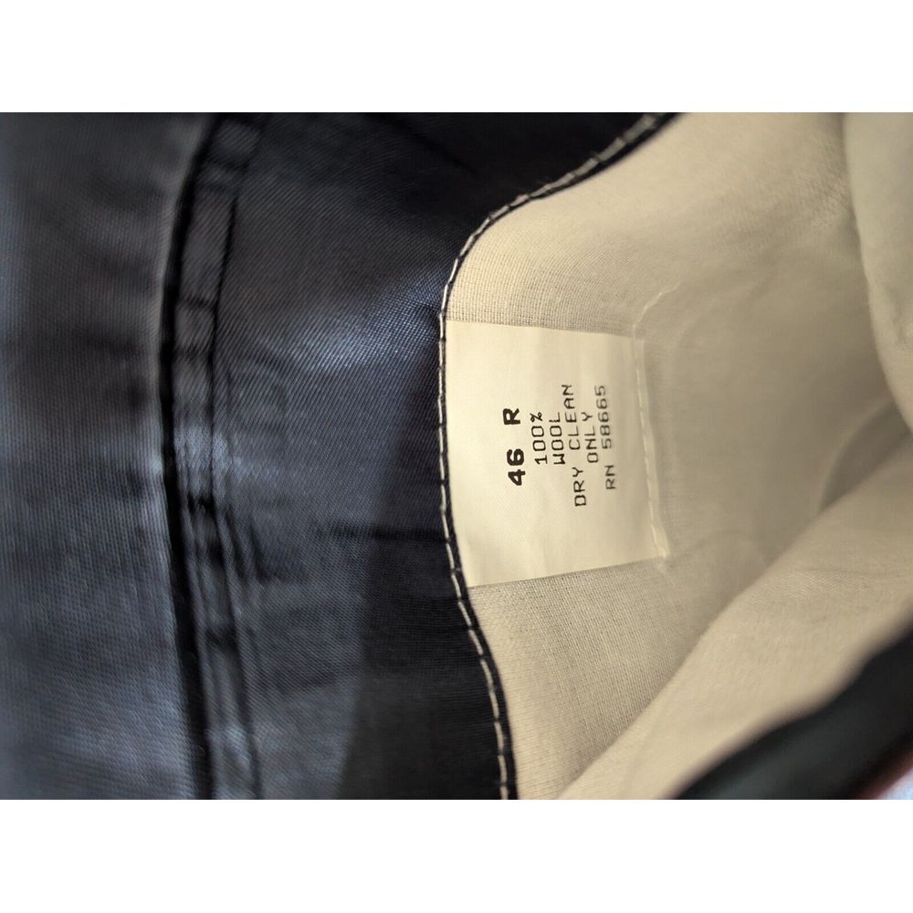 Navy Blue Gold Buttons‎ Blazer Mens 46R 100% Wool Nordstrom USA - Picture 10 of 12